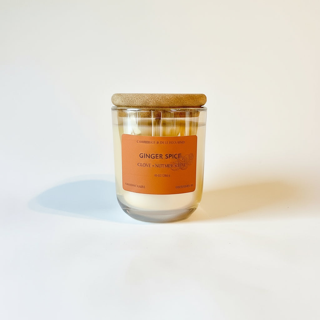 Ginger Spice Soy Wax Candles-Seasonal