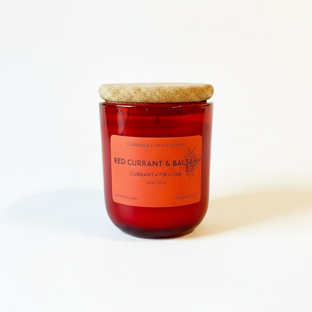 Red Currant & Balsam Soy Wax Candles-Seasonal