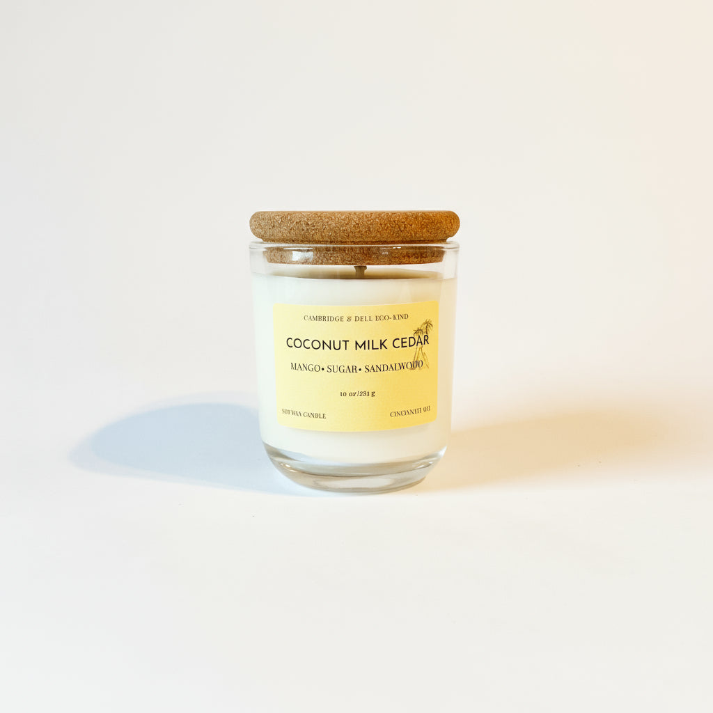 Coconut Milk Cedar Soy Wax Candles