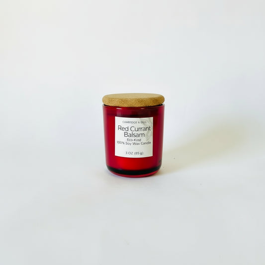 Red Currant & Balsam Soy Wax Candles-Seasonal