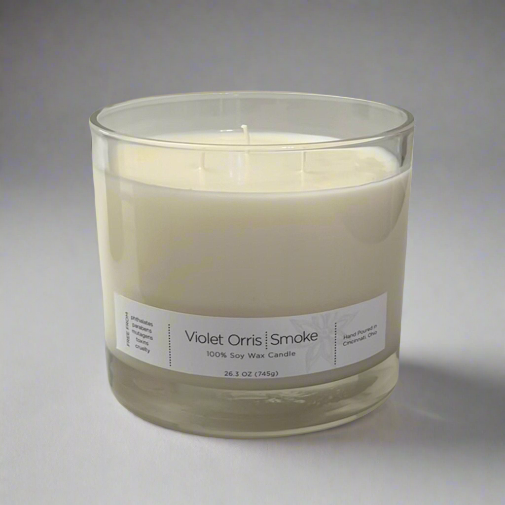 Violet Orris & Smoke Soy Wax Candles