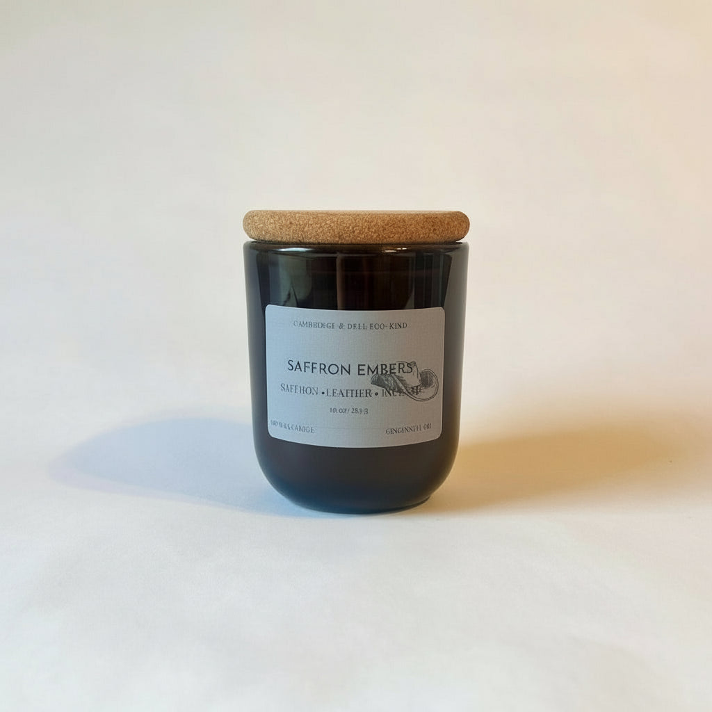 Saffron Embers Soy Wax Candles