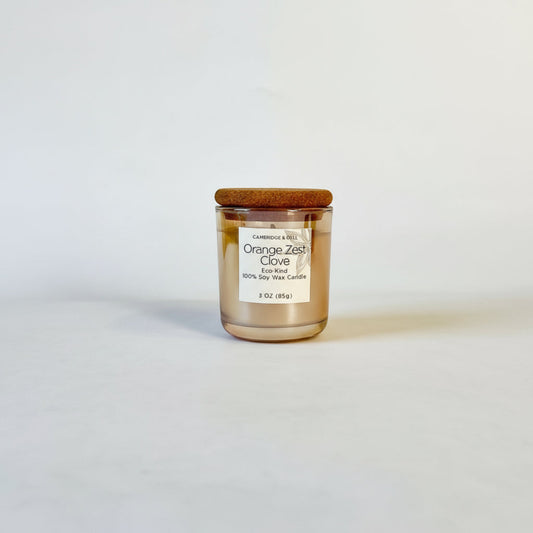 Orange Zest & Clove Soy Wax Candles-Seasonal
