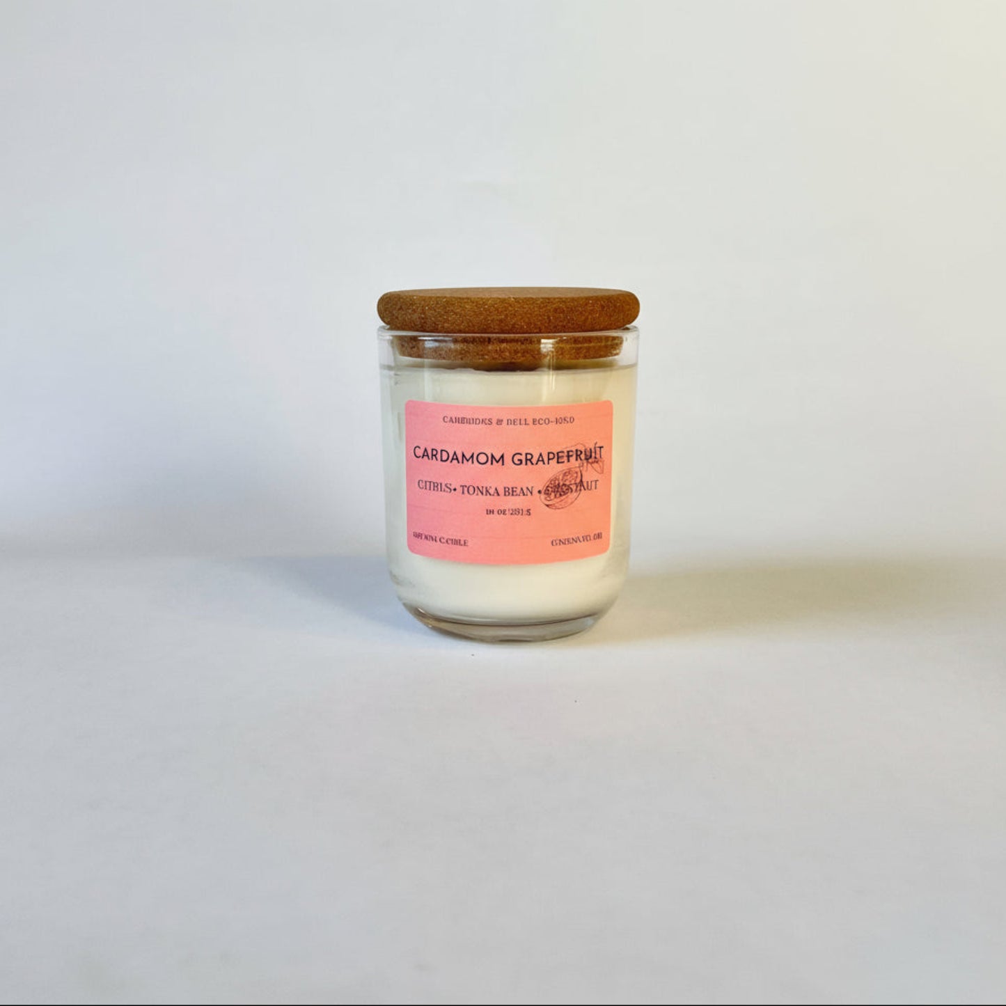 Cardamom Grapefruit Soy Wax Candles