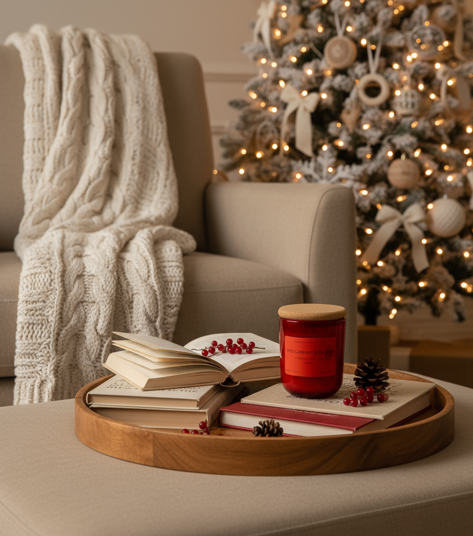 Red Currant & Balsam Soy Wax Candles-Seasonal