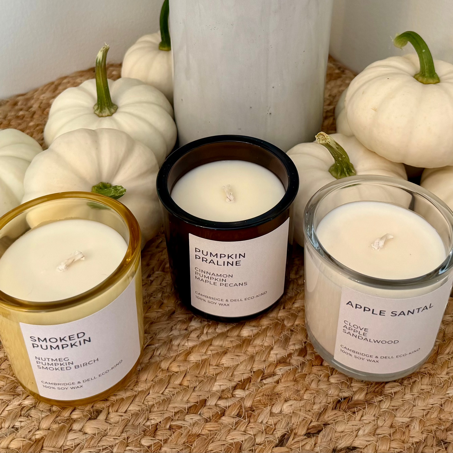 Pumpkin Praline Soy Wax Candles-Limited Fall Collection