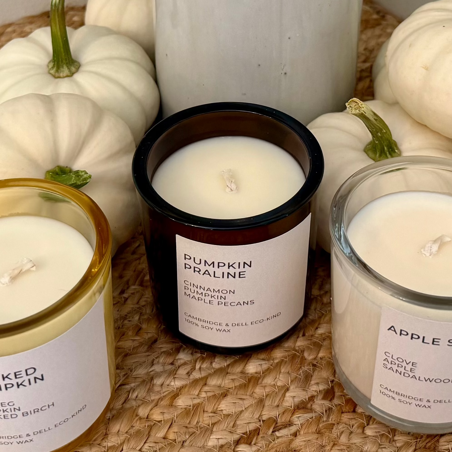 Smoked Pumpkin Soy Wax Candles-Limited Fall Collection