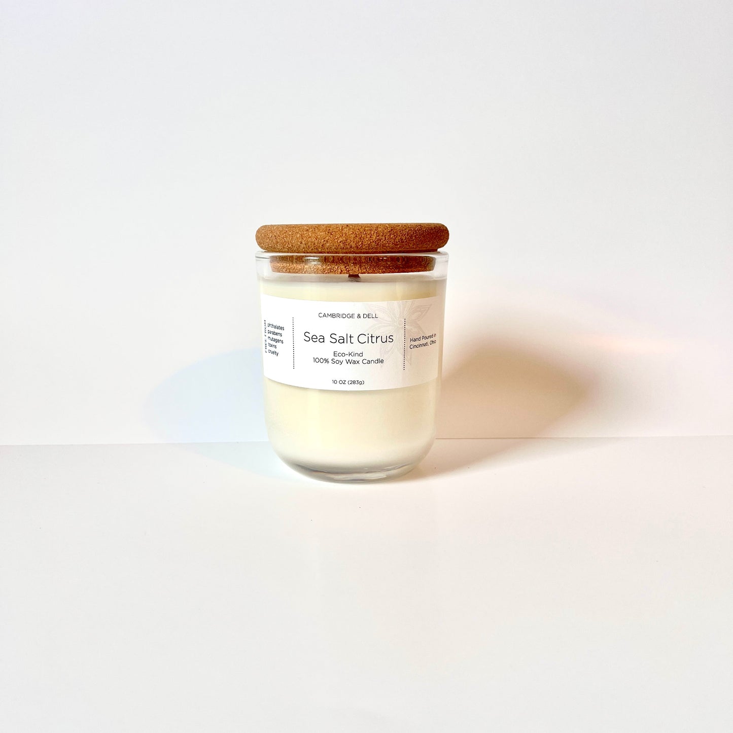 Sea Salt Citrus Soy Wax Candles