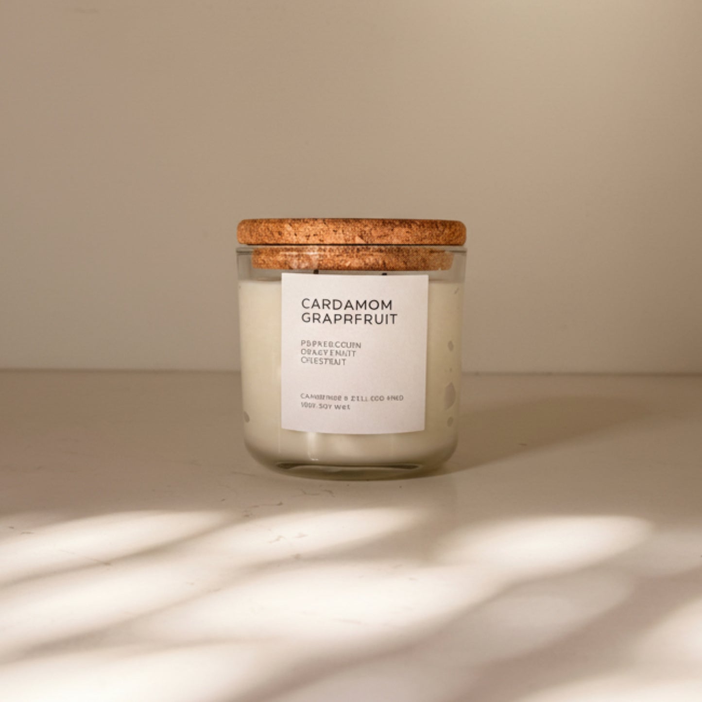 Cardamom Grapefruit Soy Wax Candles