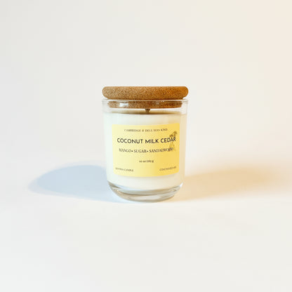 Coconut Milk Cedar Soy Wax Candles