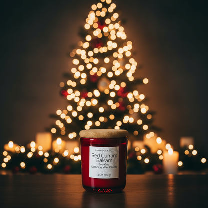 Red Currant & Balsam Soy Wax Candles-Seasonal