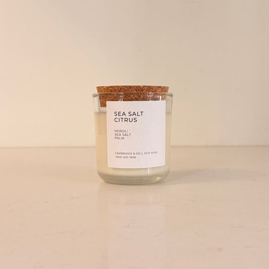 Sea Salt Citrus Soy Wax Candles