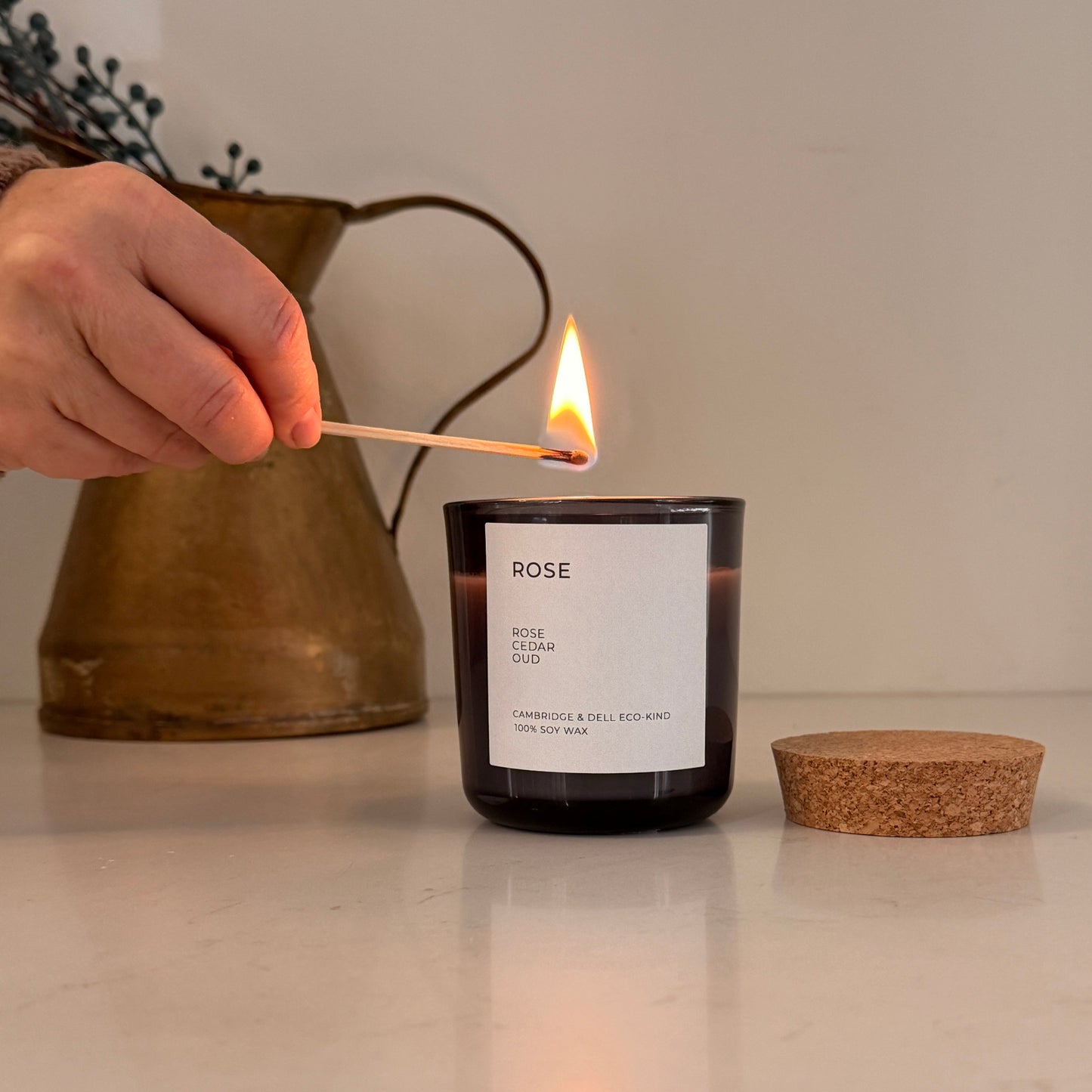 Rose Soy Wax Candles