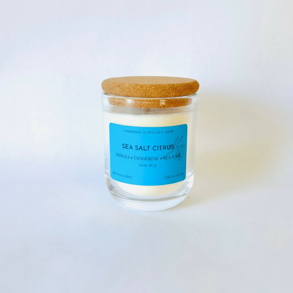 Sea Salt Citrus Soy Wax Candles