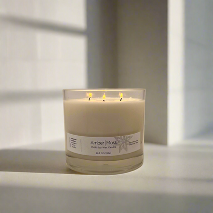 Amber Moss Soy Wax Candles