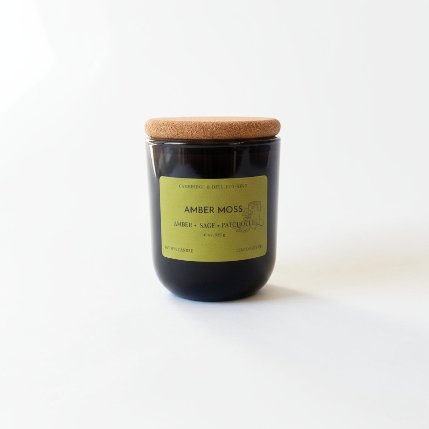 Amber Moss Soy Wax Candles