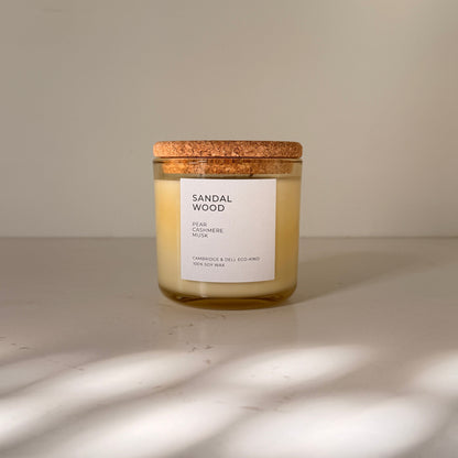 Sandalwood Soy Wax Candles