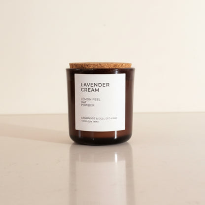 Lavender Cream Soy Wax Candles
