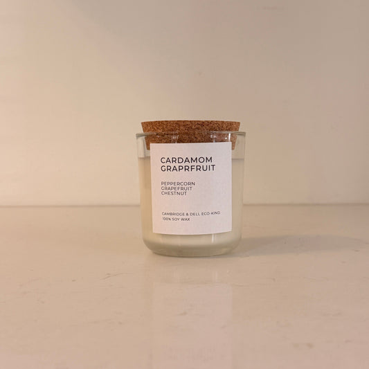 Cardamom Grapefruit Soy Wax Candles