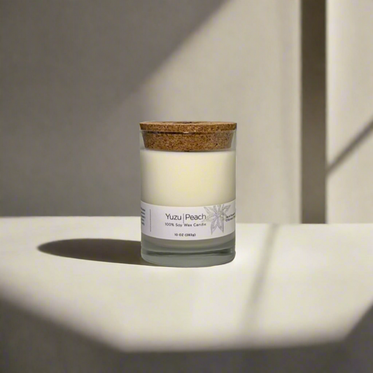 Yuzu & Peach Tumbler Soy Wax Candle