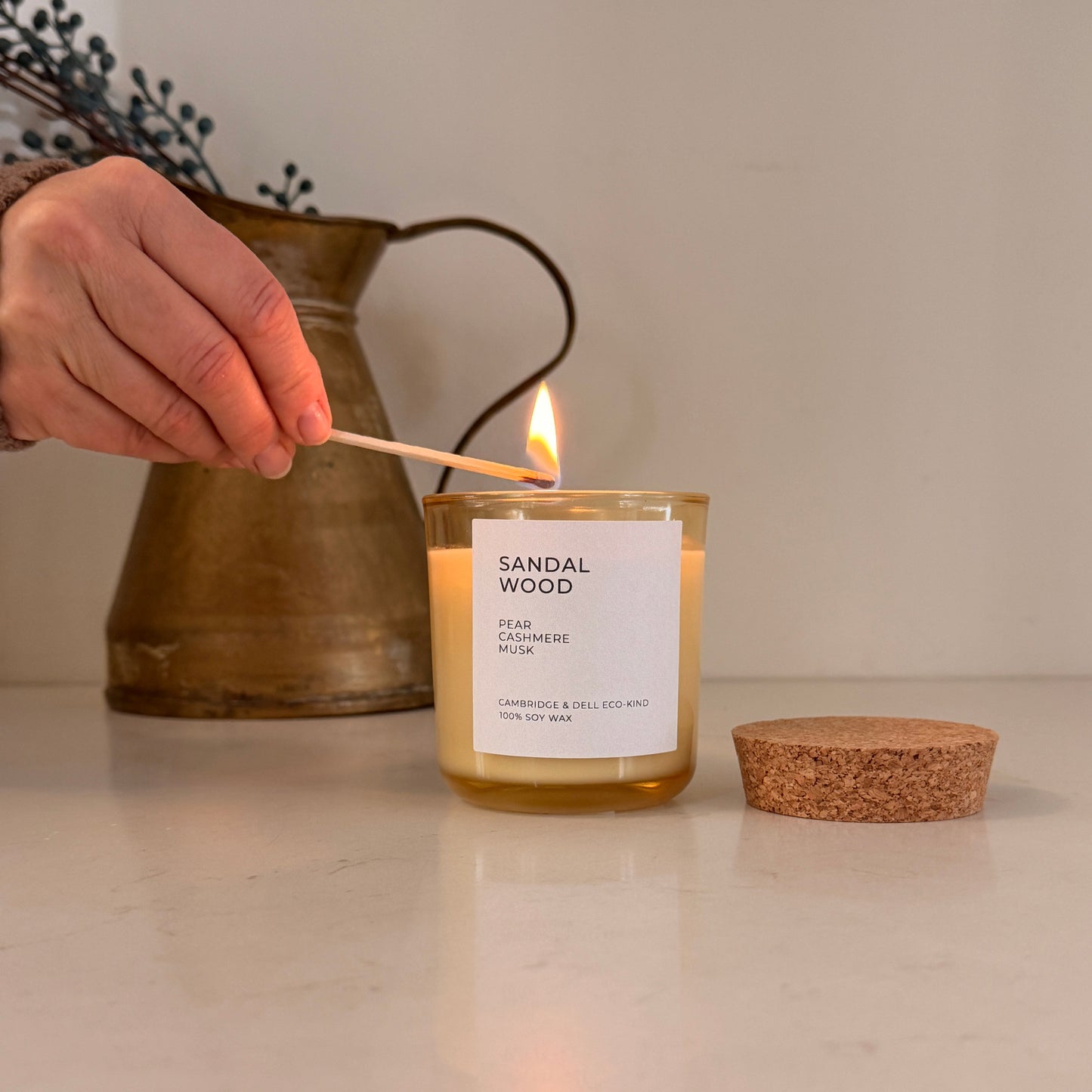 Sandalwood Soy Wax Candles