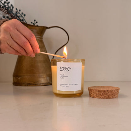 Sandalwood Soy Wax Candles