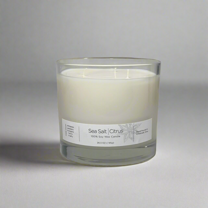 Sea Salt Citrus Soy Wax Candles