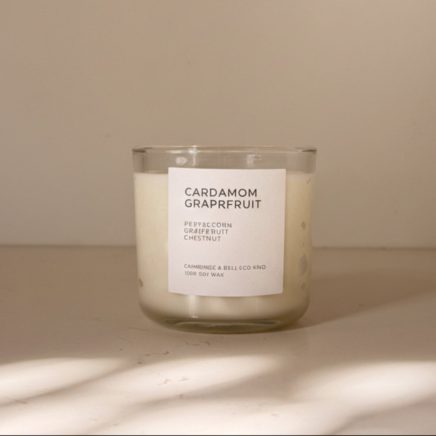 Cardamom Grapefruit Soy Wax Candles