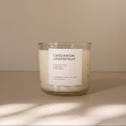 Cardamom Grapefruit Soy Wax Candles