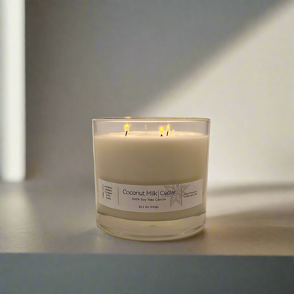 Coconut Milk Cedar Soy Wax Candles