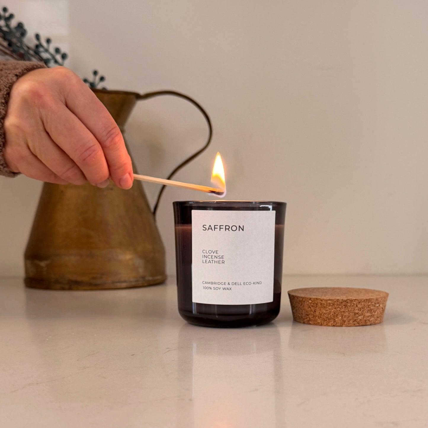 Saffron Soy Wax Candles