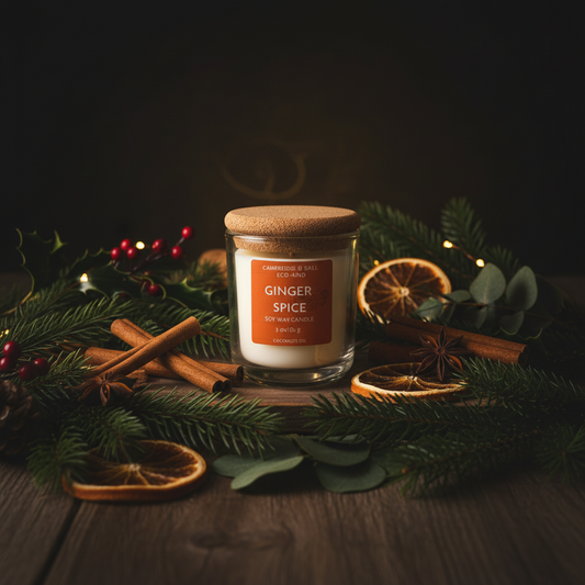 Ginger Spice Soy Wax Candles-Seasonal