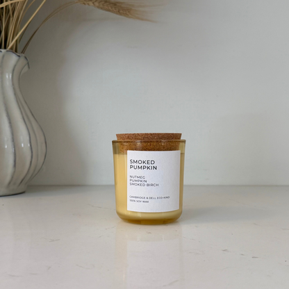 Smoked Pumpkin Soy Wax Candles-Limited Fall Collection