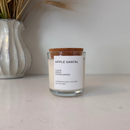 Apple Santal Soy Wax Candles-Limited Fall Collection