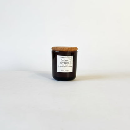 Saffron Embers Soy Wax Candles