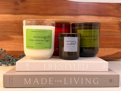 Amber Moss Soy Wax Candles