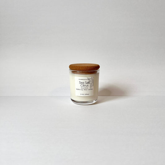 Sea Salt Citrus Soy Wax Candles
